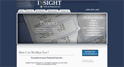 Desktop Screenshot of insightcpafinancial.com